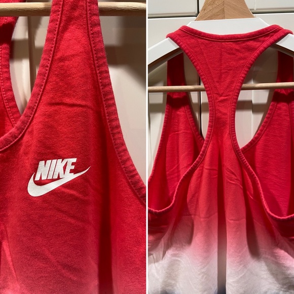 The Nike Tee Racer Back Cotton Tank size M - Picture 3 of 3